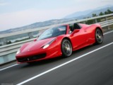Luxury car rental   Ferrari 458 Spider - luxury convertible sports vehicle with driver modern experience South of France hire rent in Antibes Cannes Juan Les Pins Monaco Nice Mandelieu 