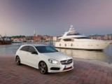 Rent the Mercedes Class A (Auto) - luxury city modern eco efficiency automatic airport hire rental Nice Villefranche Sur Mer 